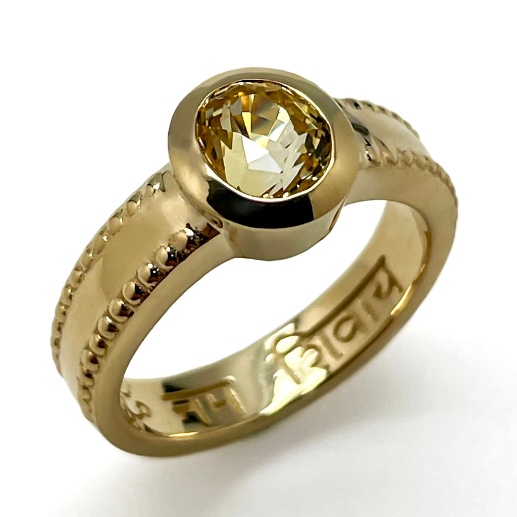 Oocha Mani - Yellow Sapphire Ring for Brihaspati (Jupiter)