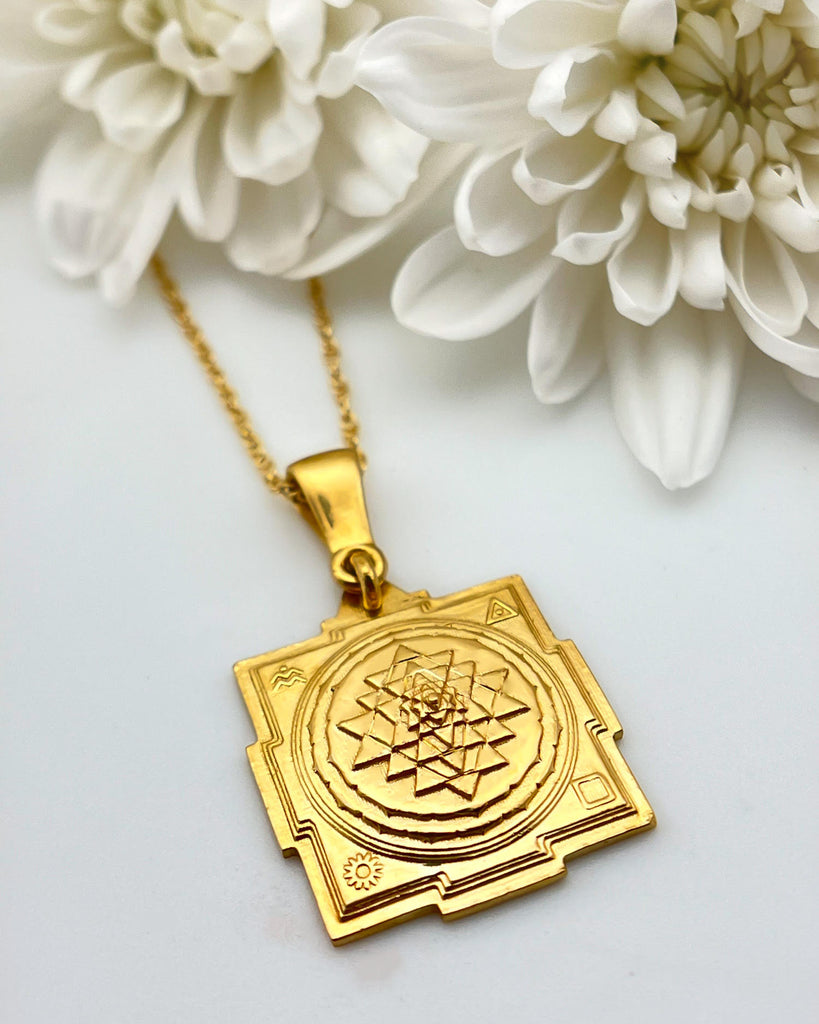 Sri Yantra Necklace, Sri Yantra Jewelry